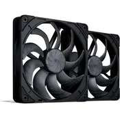 Noctua Ventilator Noctua NF-A14x25 G2 PWM Sx2-PP chromax.black 140mm (2 kosa)