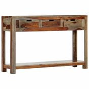 Konzolni stol s 3 ladice 120x30x75 cm od masivnog drva akacije
