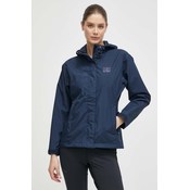 Kišna jakna Helly Hansen Seven za žene, boja: tamno plava, 62066