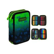 Astra Dvonadstropna torba za pisala z opremo AstraBAG Ombre Football, AC21, 503026068
