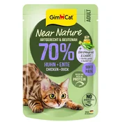 GimCat Mokra mačja hrana Near Nature - Piščanec in raca