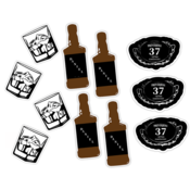 Personal Personalizirane dekoracije na palčki za kolačke - Jack Daniel´s