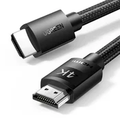 Ugreen Ugreen HDMI kabel 2.0 4K, 3m - črn