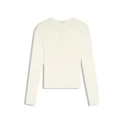 Bershka Majica volneno bela