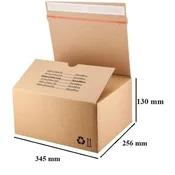 Škatla paketna samolepilna sendbox 345x256x130mm s50