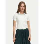 Lacoste Polo majica DF5284 Kremna Slim Fit