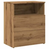 Vidaxl Nočna omarica artisan hrast 50x32x60 cm inženirski les