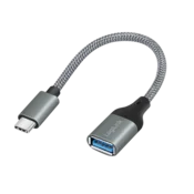 shumee Adapter Logilink OTG 3.2 Gen1 iz USB-C v USB-A, 5 Gbit/s, 15 cm, aluminij