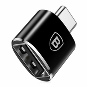 Baseus konverter USB na USB Type-C adapter konektor OTG (CATOTG-01): crni