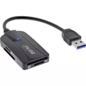 InLine 66772A citac kartica USB 3.2 Gen 1 (3.1 Gen 1) Type-A Crno