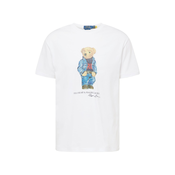 Polo Ralph Lauren T-Shirt, bež / plava / crna / bijela