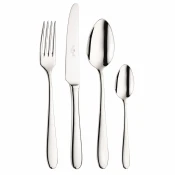 Set jedilnega pribora PALLADIUM, set 24 kosov, srebrna, Pintinox