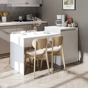 Hanah Home 2784 kuhinjski sto s policama 160 × 85 × 60 cm, bela