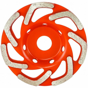 Verke Diamantno brusno kolo 125 mm v obliki črke L