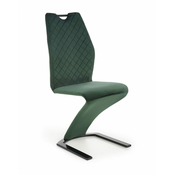 eoshop Kovinski stol K442, temno zelena