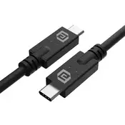 Akasa USB 40Gbps kabel Type-C AK-CBUB67-10BK