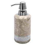 POSH prostostoječi dozirnik za milo, marmor, bež - Bež - 80x190 mm - Ridder - POSH - 24 - Kamen - Dozator za milo - Krožni - 80 - 190 - 80 - 14