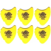 Dunlop 414R 0.73 Tortex Fins 6 Pack