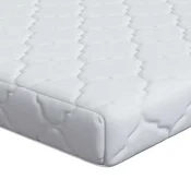 Vidaxl Vzmetnica Bela 90 x 200 cm žakardna tkanina