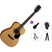 Cort AF510 Premium SET Natural Akustična kitara Jumbo