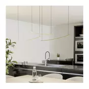 Eglo 902167 - LED zatemnjiv lestenec na vrvi VILLEGGI LED/22W/230V 2700/4000/6500K zlata