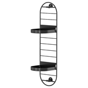 SKUGGRÖNA Zidni stalak za biljke, crna, 54 cm