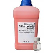 shumee Visoko prilagodljiv silikon za kalupe RTV-2 SiElastisch-25 A Sh 3 kg