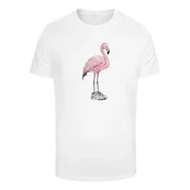 Mens T-shirt Flamingo Baller - white