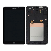 Samsung Galaxy Tab A 7.0 T280 (2016) - LCD zaslon + steklo na dotik + okvir (crn) - GH97-18734A Genuine Service Pack