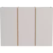 Kremno bela omara za hodnik 138x103x38 cm Libbiano – Germania