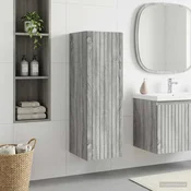 vidaXL vidaXL Omejen kabineta za kopalnico Siva Sonoma 33 x 34,5 x 60 cm, (5000245567)