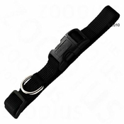 HUNTER PASJA OVRATNICA ECCO SPORT VARIO BASIC ČRNA VELIKOST L: 41 - 65 CM OBSEG VRATU, 25 MM ŠIROKA