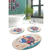 Lessentiel Maison Set 3 prostirke za kupatilo Šareni