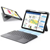 Magnetni etui s stojalom in tipkovnico ESR Flex za iPad Air 4 2020/iPad Air 5 2022/iPad Air 11 2024/iPad Air 11 2025 - dark gray