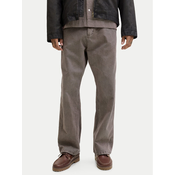 Jack & Jones Hlače iz tkanine Alex 12288528 Bež Baggy Fit
