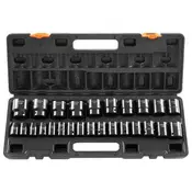 VEVOR Komplet udarnih nasadnih ključev 26-delni 1/2 palčni pogon metrični 10mm-36mm s kovčkom za shranjevanje