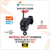 NIVIAN 4MP BEŽICNA WIFI ROTACIJSKA SMART KAMERA NVS-IPC-0S2B