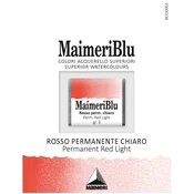 Maimeri Blu Akvarelne barve Permanent Red Light 251 1,5 ml 1 kos