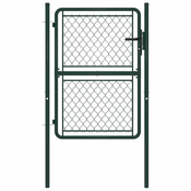 Vrtna vrata Celik 100x150 cm Zelena