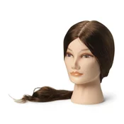 BraveHead Female Mannequin Head 100% Human Hair 55 - 60 cm
