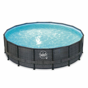 Swing Bazen ELITE WICKER s kovinsko konstrukcijo 5.49x1.32 m – temno siv