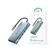 Devia ST399992 Leopard 11-u-1 3xUSB/Type-C/PD/HDMI/VGA/RJ45/citac kartica/razdjelnik prikljucaka Adapter Hub