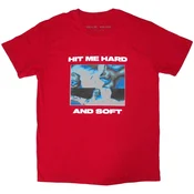 Billie Eilish Hit Me Hard And Soft Negative Red XL Majica