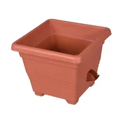 eoshop Cvetlični lonček BERGAMOT samozalivalna plastika 40x40x32cm