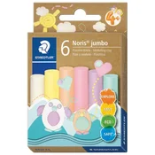 PLASTELIN 6BOJA NORIS JUMBO STAEDTLER 842P C6 PASTEL BLISTER