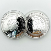Kovanec Qtum - srebrn KP13402