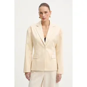 Bombažni blazer Patrizia Pepe