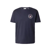 GANT Majica temno modra/rdeča/bela