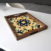 Aberto Design Poslužavnik REF012 48 x 38 x 4 cm, Šareni