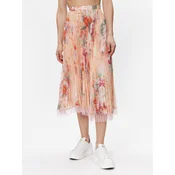 TWINSET Plisirano krilo 231TP2733 Oranžna Regular Fit